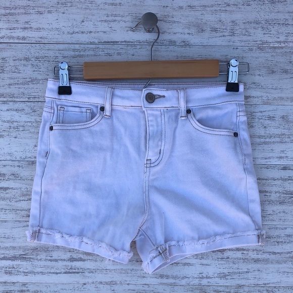 RSQ WHITE JEAN SHORTS | SIZE 12 - Picture 1 of 4
